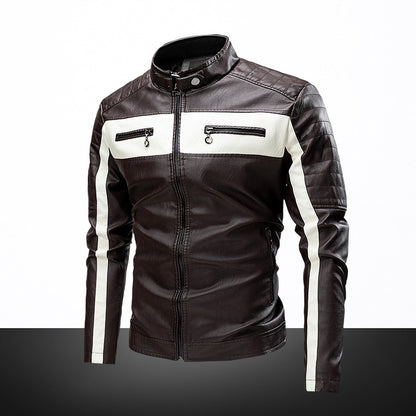 Faux Leather Biker Jacket
