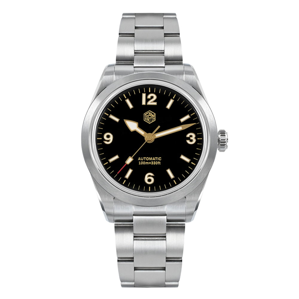 San Martin 38mm Vintage Dial Watch