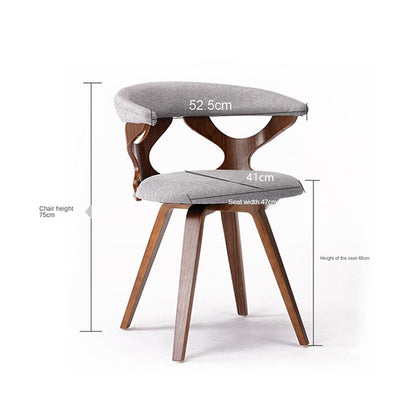 360 Degree Solid Wood Dining Chair