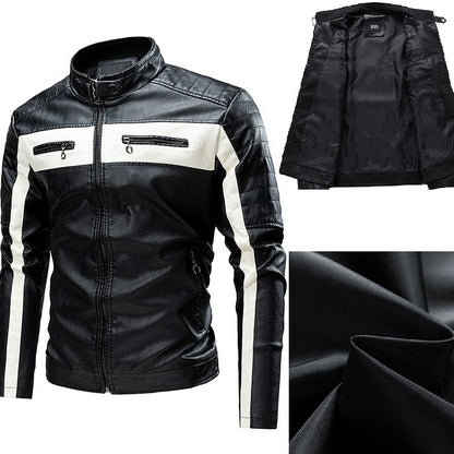 Faux Leather Biker Jacket