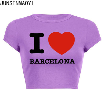 I Love Barcelona T Shirt