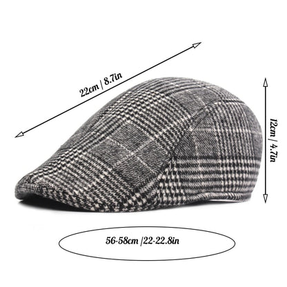 Plaid Blinder Hat