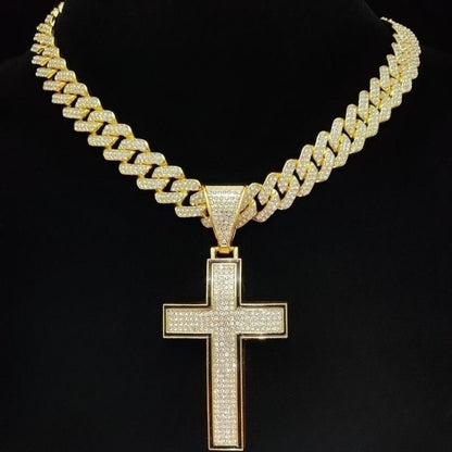 Cuban Hip Hop Cross Pendant