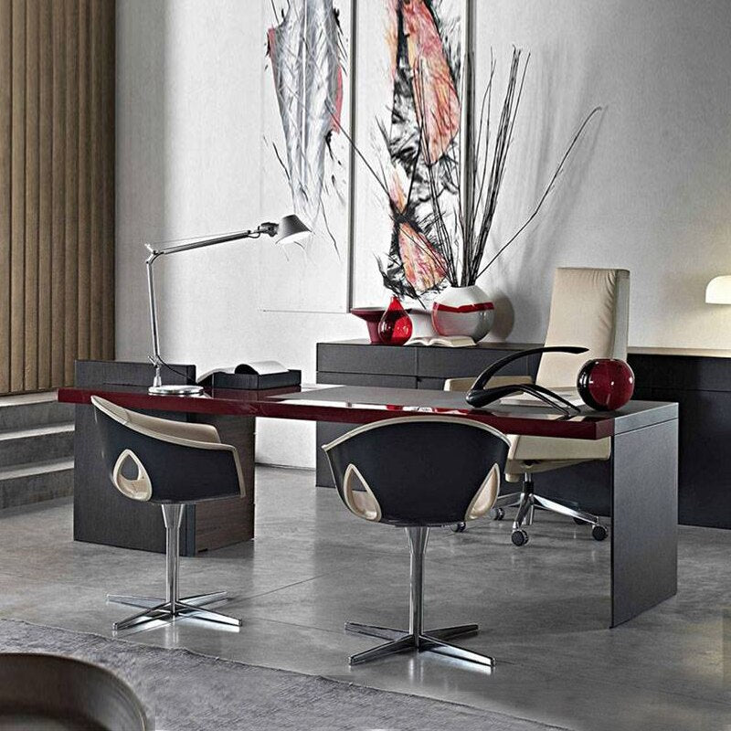 Minimalist Italian Solid Wood Desk