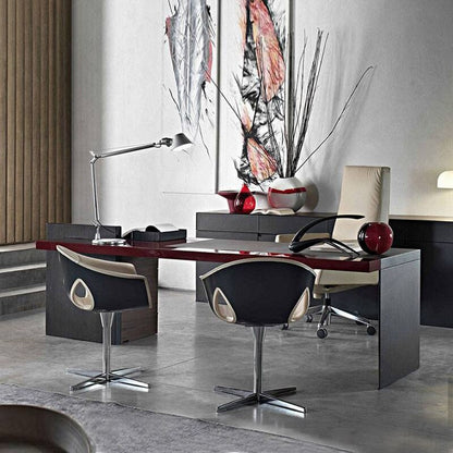 Minimalist Italian Solid Wood Desk