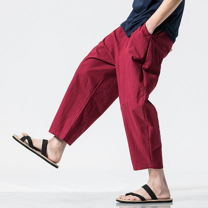 Loose Cotton Summer Pants