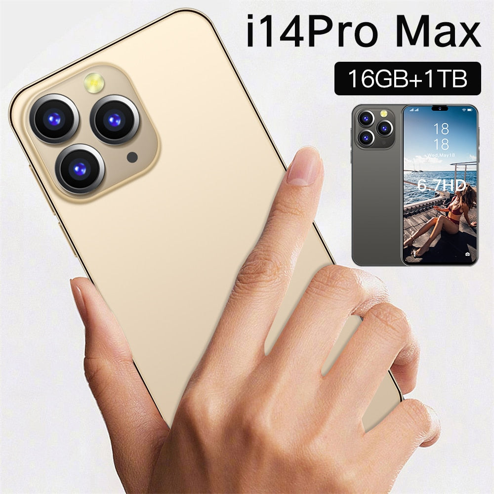 4proMax Smartphones 6.7inch Screen