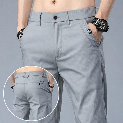 Casual Ice Silk Trousers