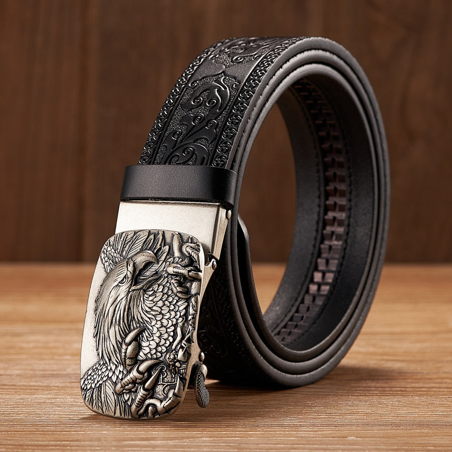 3.5CM Eagle Leather Belt