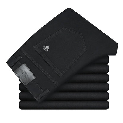 Straight Lightweight Cotton Stretch Jeans