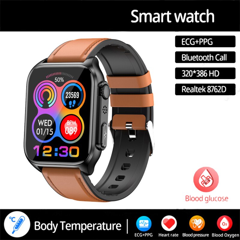 2023 ECG+PPG Smart Watch