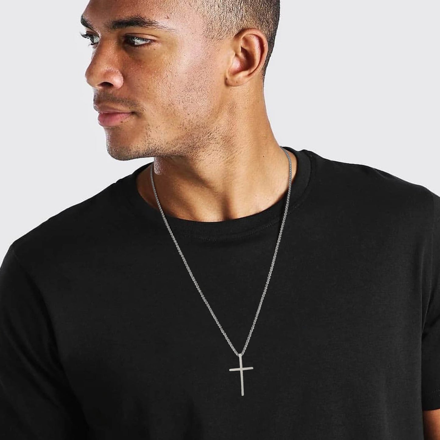 VNOX Layered Cross Pendant