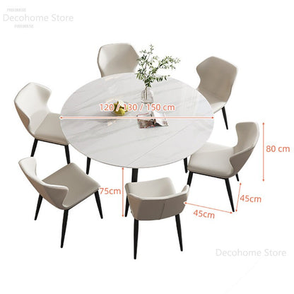 Luxury Round Dining Table Set