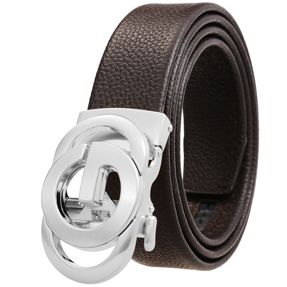 TOPG Leather Business Belt