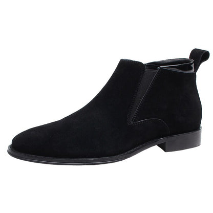 Suede Leather Ankle Boots