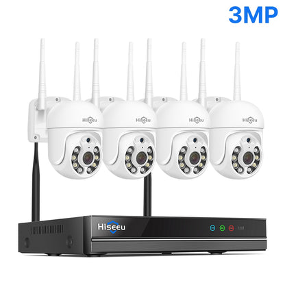Hiseeu 5MP WiFi CCTV Camera Kit