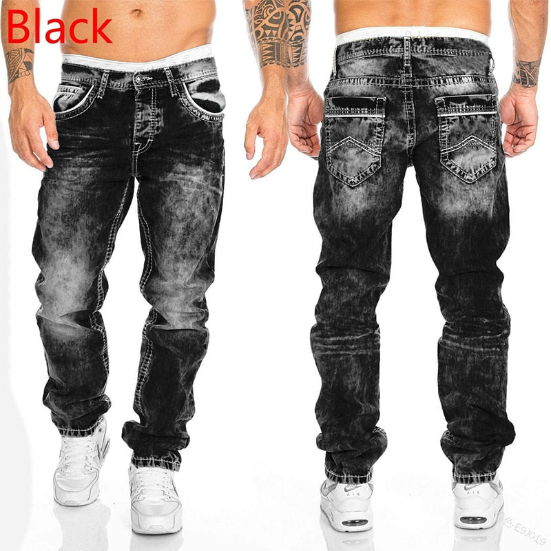 Vintage Wash Baggy Jeans