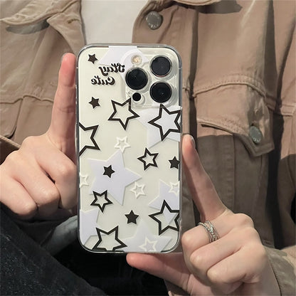 Korean Y2K Star Phone Case For iPhone
