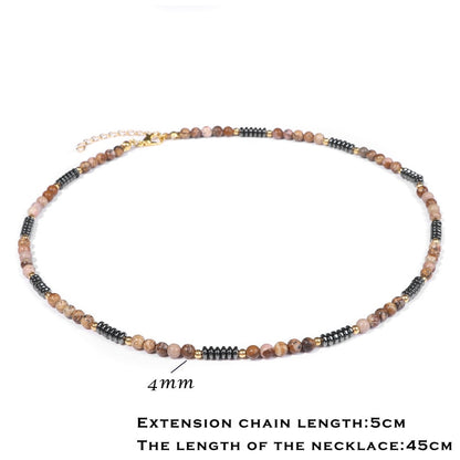 Lava Stone Bead Necklace