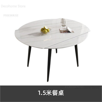 Luxury Round Dining Table Set