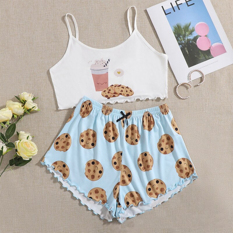 2 Piece Kawaii Sleepwear