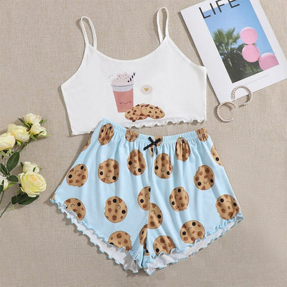 2 Piece Kawaii Sleepwear