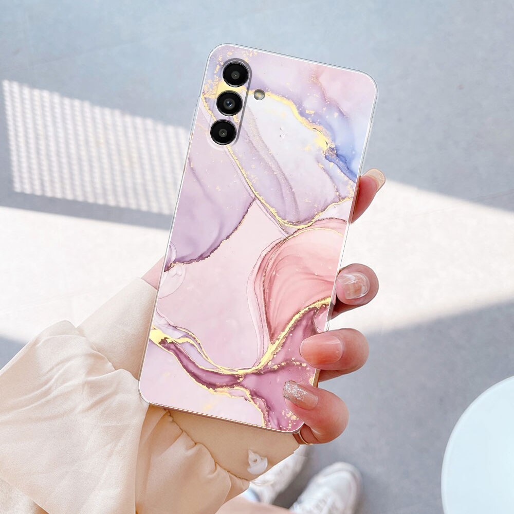 Samsung Marble Painted Silicone Case