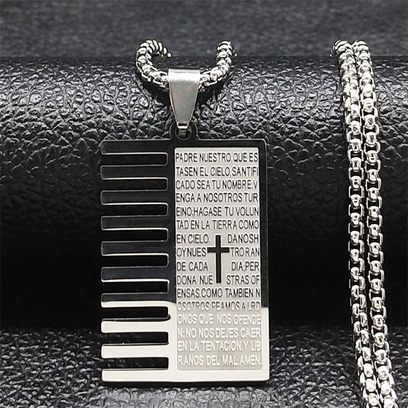 Bible Cross Necklace