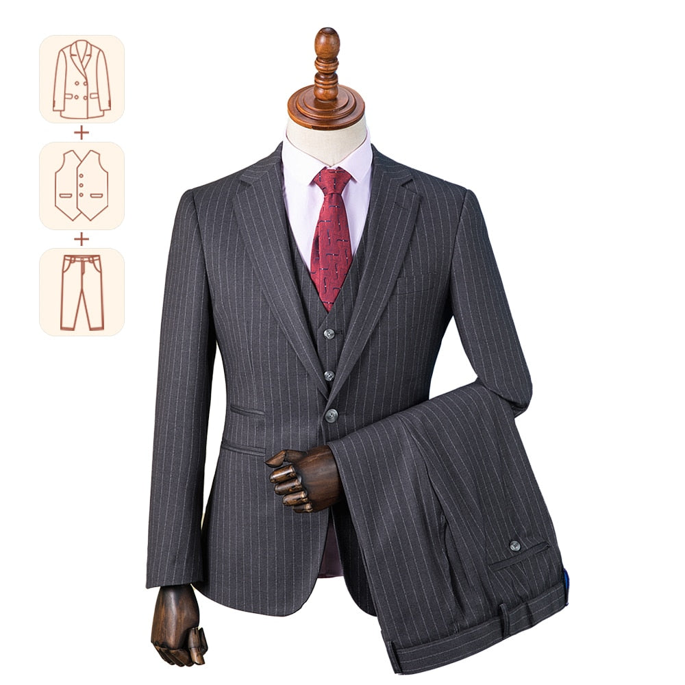 Premium British Stripe Suit