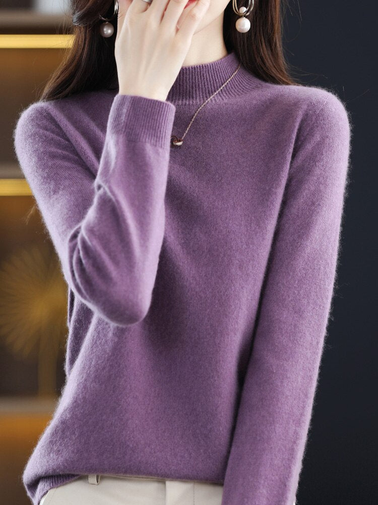 100% Merino Wool Knitted Sweater
