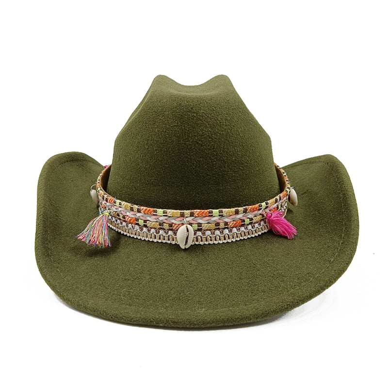 Ethnic Style Cowboy Hat