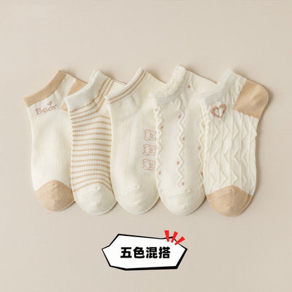 5 Pairs Cartoon Socks