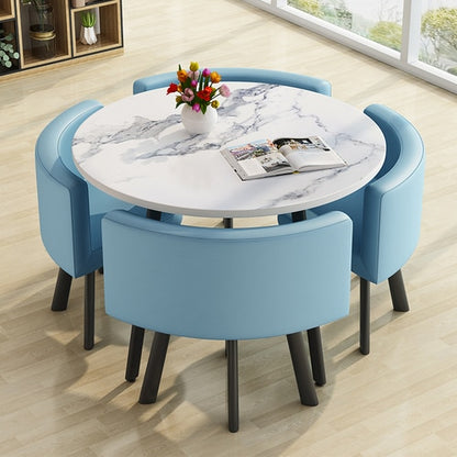 Modern Round Dining Table Set