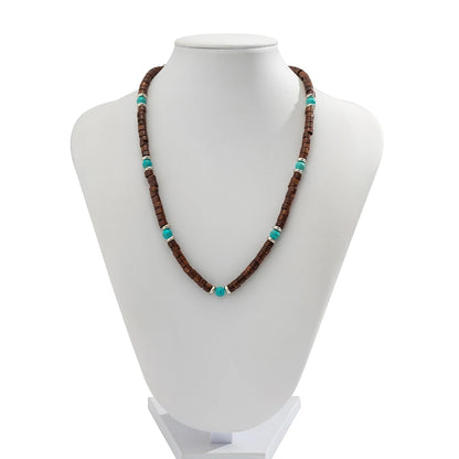 Black/White Soft Clay Bead Choker