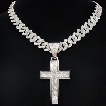 Cuban Hip Hop Cross Pendant