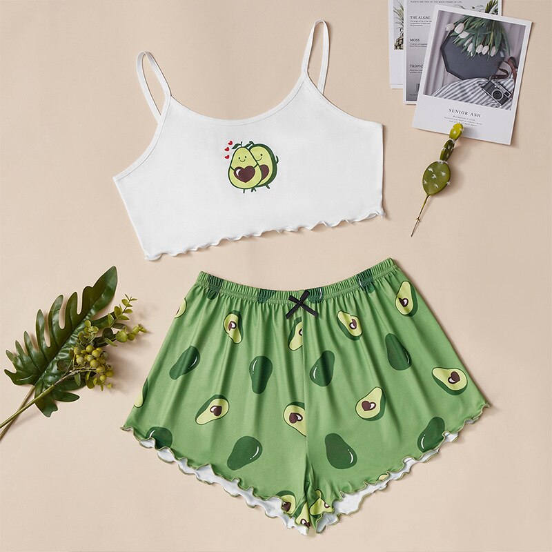 2 Piece Kawaii Sleepwear