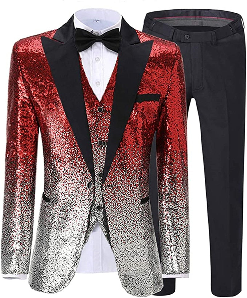 Shiny Sequin Suit