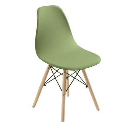 Solid Color Shell Chair Cover