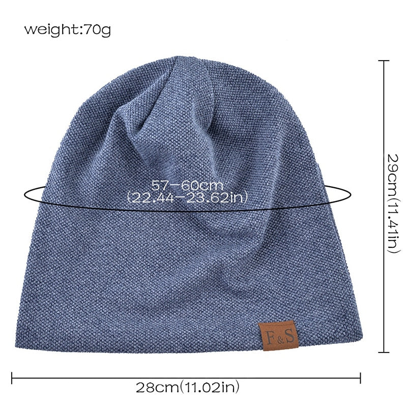 Solid Colour Slouch Beanie