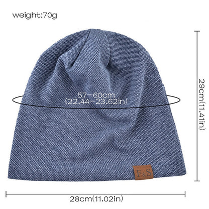 Solid Colour Slouch Beanie