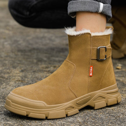 Plush Winter Work Boots