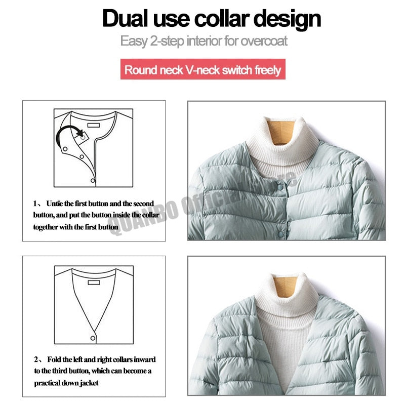 Duck Down O-Neck Jacket