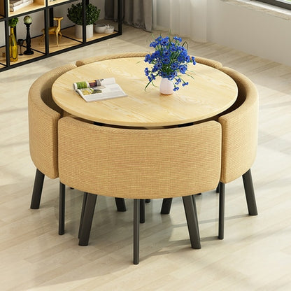 Modern Round Dining Table Set