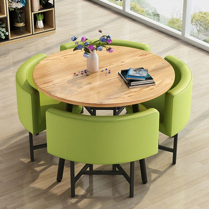 Modern Round Dining Table Set