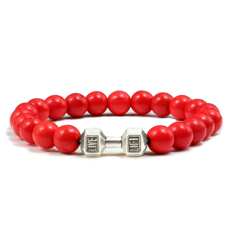 Natural Stone Beaded Bracelet