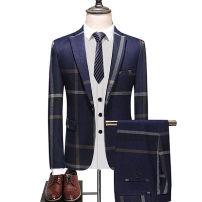 Plaid Wedding 2 & 3 Piece Suit