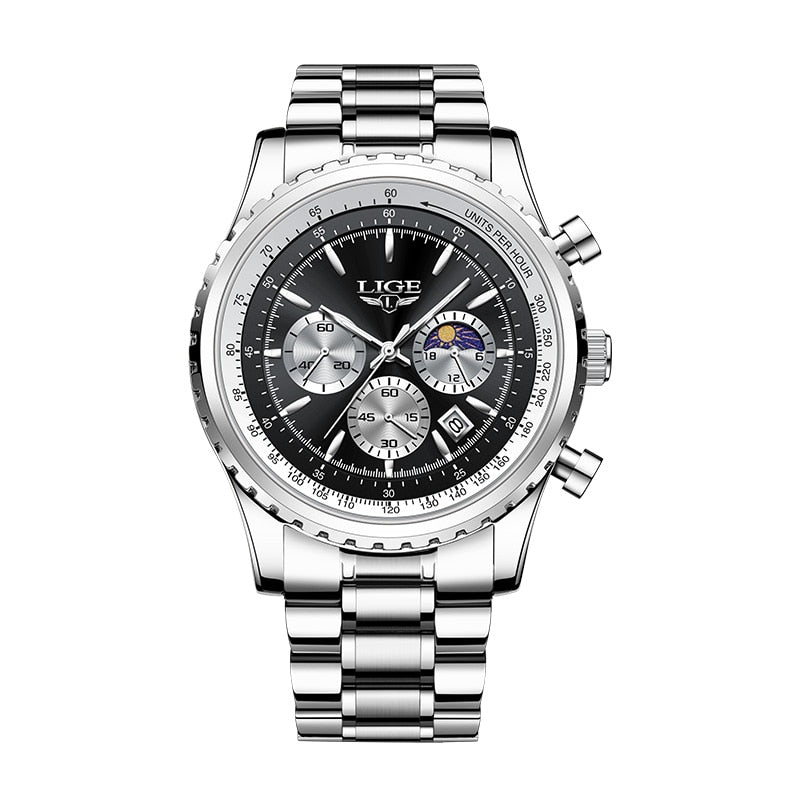 2023 LIGE Quartz Lumious Watch