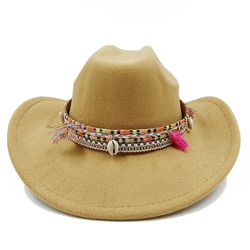 Ethnic Style Cowboy Hat