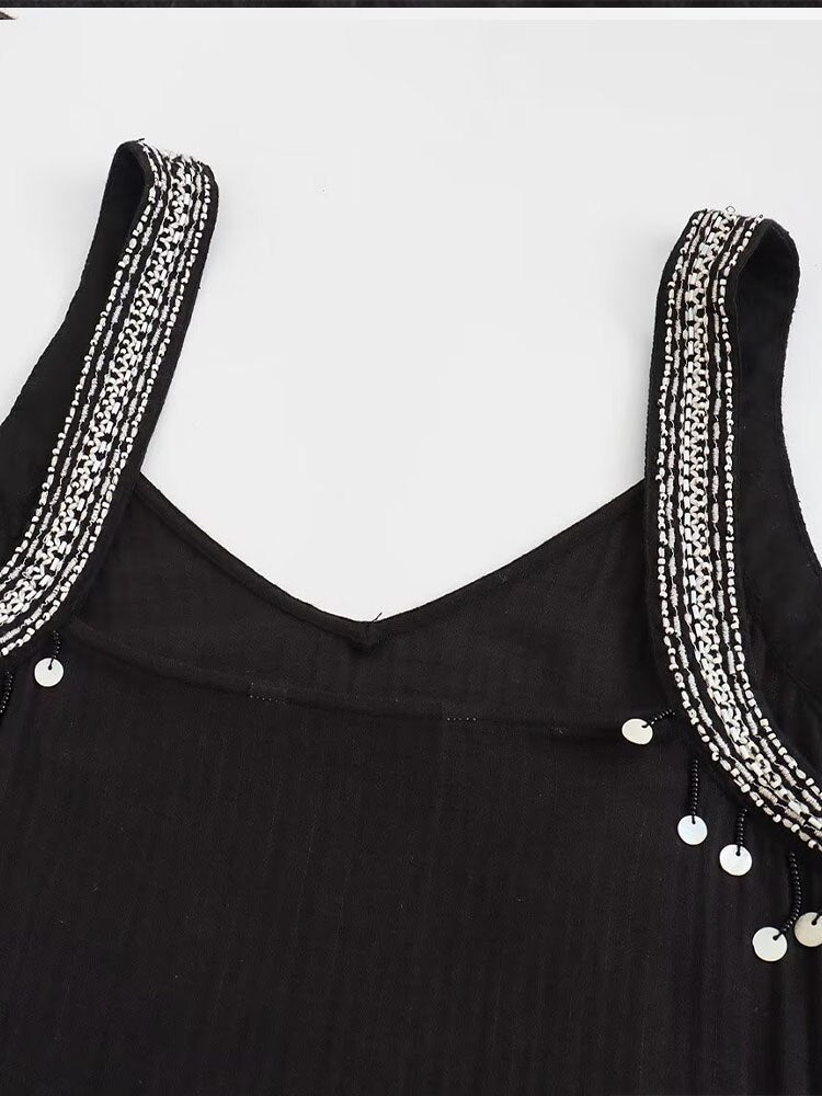 Wide Shoulder Dress