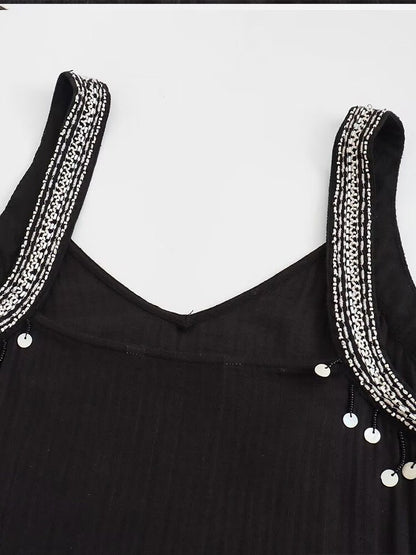 Wide Shoulder Dress
